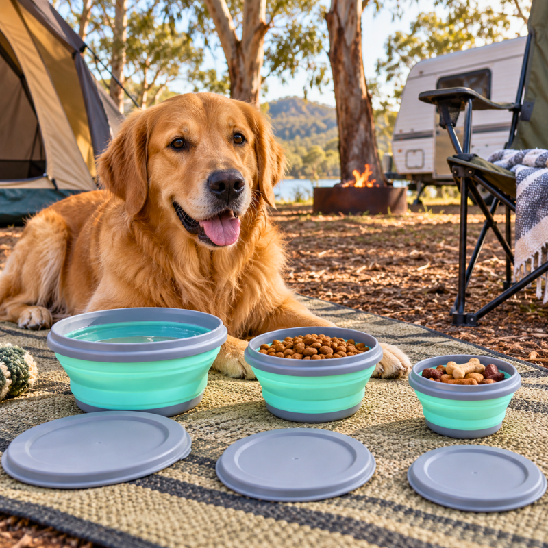 WanderPaw™ Silicone Travel Bowls