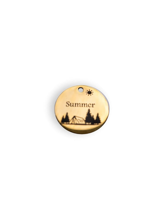 Summer Camp Engraved Pet ID Tag